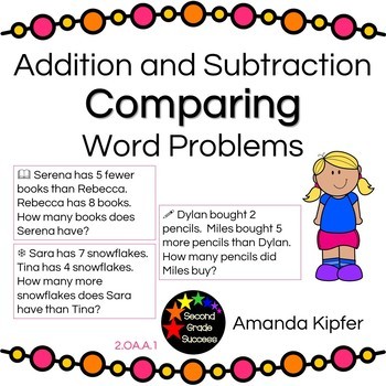 Preview of Addition and Subtraction Comparing Word Problems