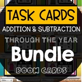 Addition and Subtraction Digital Task Cards Boom Cards 2nd