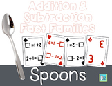 Addition and Subtraction Fact Families SPOONS Game