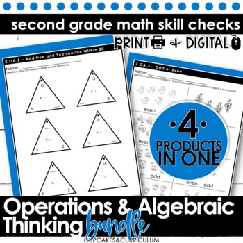 Preview of Addition and Subtraction Fact Families Worksheets for Second Grade