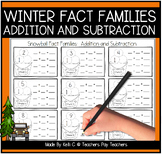 Addition and Subtraction Fact Families to 20 Winter Snow