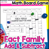 Addition and Subtraction Fact Families Math Game - 3rd Gra