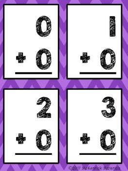 Addition and Subtraction Fact Flash Cards (Within 20) and Management Tool