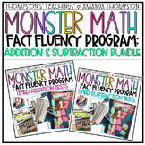 Addition and Subtraction Fact Fluency -  Monster Math Time