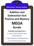Addition and Subtraction Fact Practice MEGA Bundle