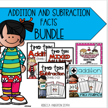 Preview of Addition and Subtraction Facts Bundle