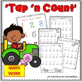 Addition and Subtraction Farm Worksheets  with “Tap 'n Cou