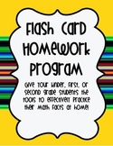 Addition and Subtraction Flash Card Homework Program~K-2 C