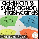 Addition and Subtraction Flashcards - First Grade - Answer