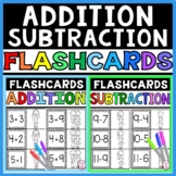 Addition and Subtraction Flashcards - First Grade Math Games