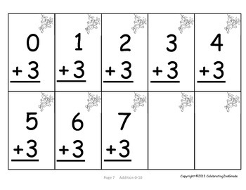 Addition And Subtraction Flashcards And Timed Tests 0 18 Monkey Math