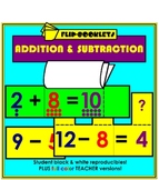 Addition and Subtraction Flip Booklets