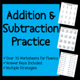 Addition and Subtraction Fluency Practice K-3 - Printable 