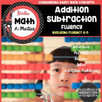 Preview of Addition and Subtraction Fluency Worksheets 0 to 5