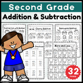 Addition and Subtraction For Second Grade 2-3 Digit Regrou