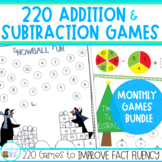 Basic Addition & Subtraction Fluency within 20 Holiday Mat