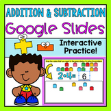 Addition and Subtraction Google Slides (Distance Learning)