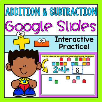 Simple Addition Minecraft for Google Slides / Classroom / Distance