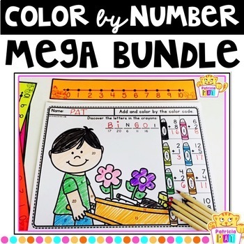 Preview of Color by Number ALL YEAR LONG Bundle