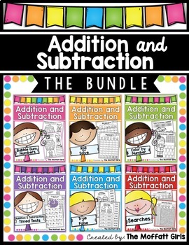 Preview of Addition and Subtraction (Mastering Math Facts) THE BUNDLE!