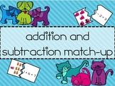 Addition and Subtraction Matching Puzzles