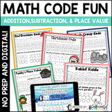 Addition and Subtraction Math Activities Print Worksheets 