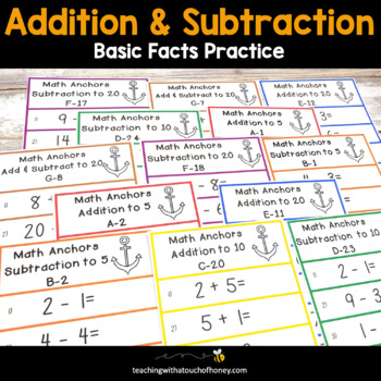 Preview of Addition and Subtraction Worksheets - Basic Facts