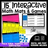 Addition and Subtraction Math Centers - Math Games