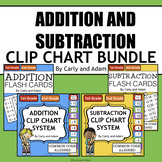 Addition and Subtraction Math Fact Fluency Bundle with Fla