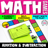 Addition and Subtraction Math Games & Centers | 1st Grade 