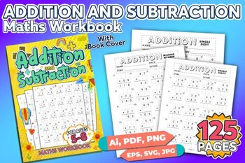 Addition And Subtraction Math Workbook V2 New Years 2024 By Fonts By Me   Original 10743282 1 