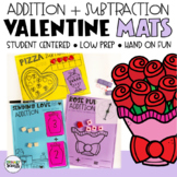 Addition and Subtraction Mats | February (Valentine Math A
