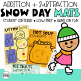 Addition and Subtraction Mats (Winter Math Activities)