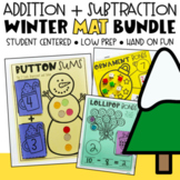 Addition and Subtraction Mats for Winter (Kindergarten Centers)