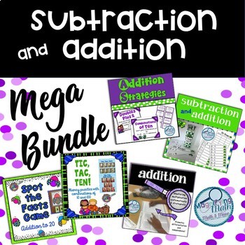 Preview of Addition and Subtraction Mega Bundle