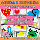 Addition and Subtraction Mystery Pictures