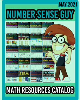 Preview of NUMBER SENSE GUY PRODUCT CATALOG