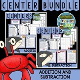 Oceans of Fun Addition and Subtraction Center Games Bundle