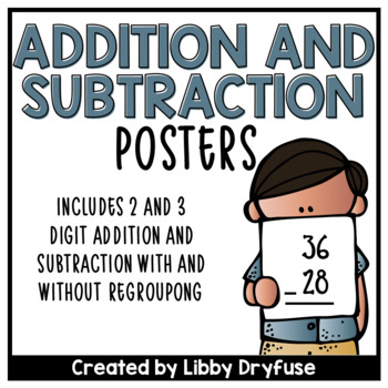 Preview of Addition and Subtraction Posters