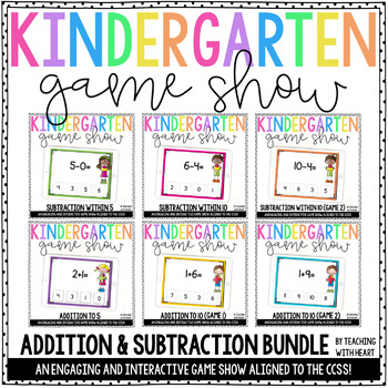 Preview of Addition and Subtraction PowerPoints {BUNDLE!} | Distance Learning