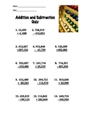 Addition and Subtraction Practice