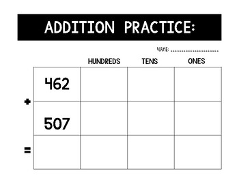 Addition and Subtraction Practice by Miss Rohde's Room | TpT