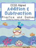 Common Core Aligned Addition and Subtraction Practice and Games