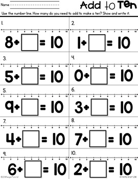 Addition and Subtraction Practice Kindergarten by Reagan Tunstall