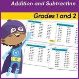 Addition and Subtraction Practice Sheets