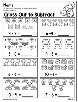 Addition and Subtraction Practice for Kindergarten by KinderFest