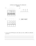 Addition and Subtraction Pre-Assessment