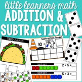 Addition and Subtraction Preschool, Pre-K, & Kinder - Math