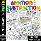 Kindergarten Addition and Subtraction Worksheets and Print