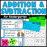 Addition and Subtraction Kindergarten Worksheets and Activ
